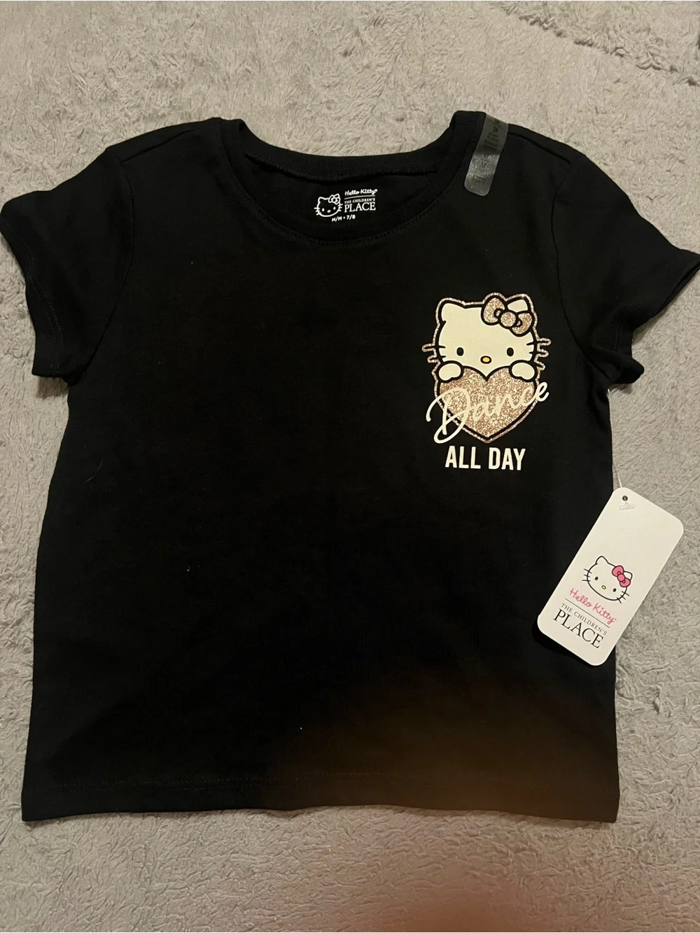 The Children's Place Black Hello Kitty 'Dance All Day' Tee